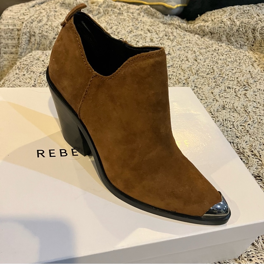 Rebecca Minkoff NIB Seiji 6.5 Bootie Brown Shootie NWT